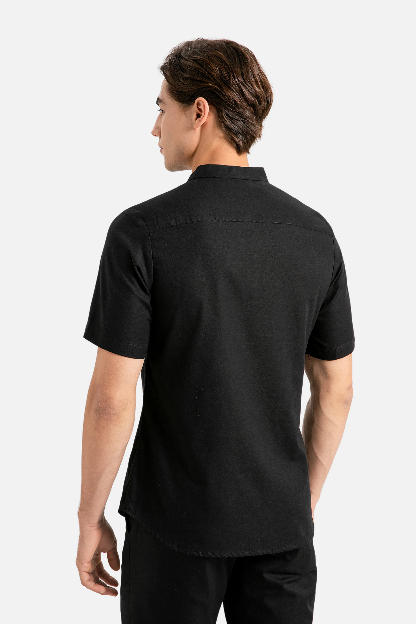 Brydan Black Shirt, Short Sleeve