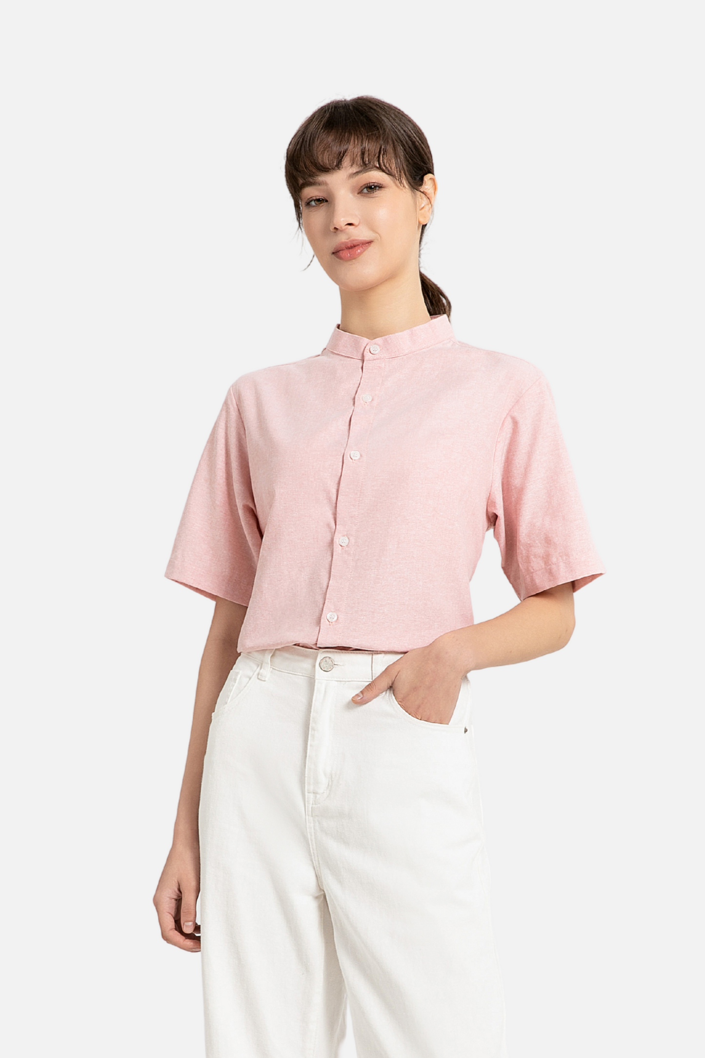 Brydan Pink Shirt, Short Sleeve
