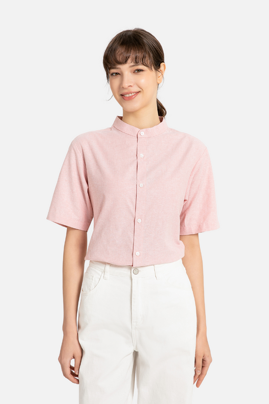 Brydan Short Sleeve Pink Shirt