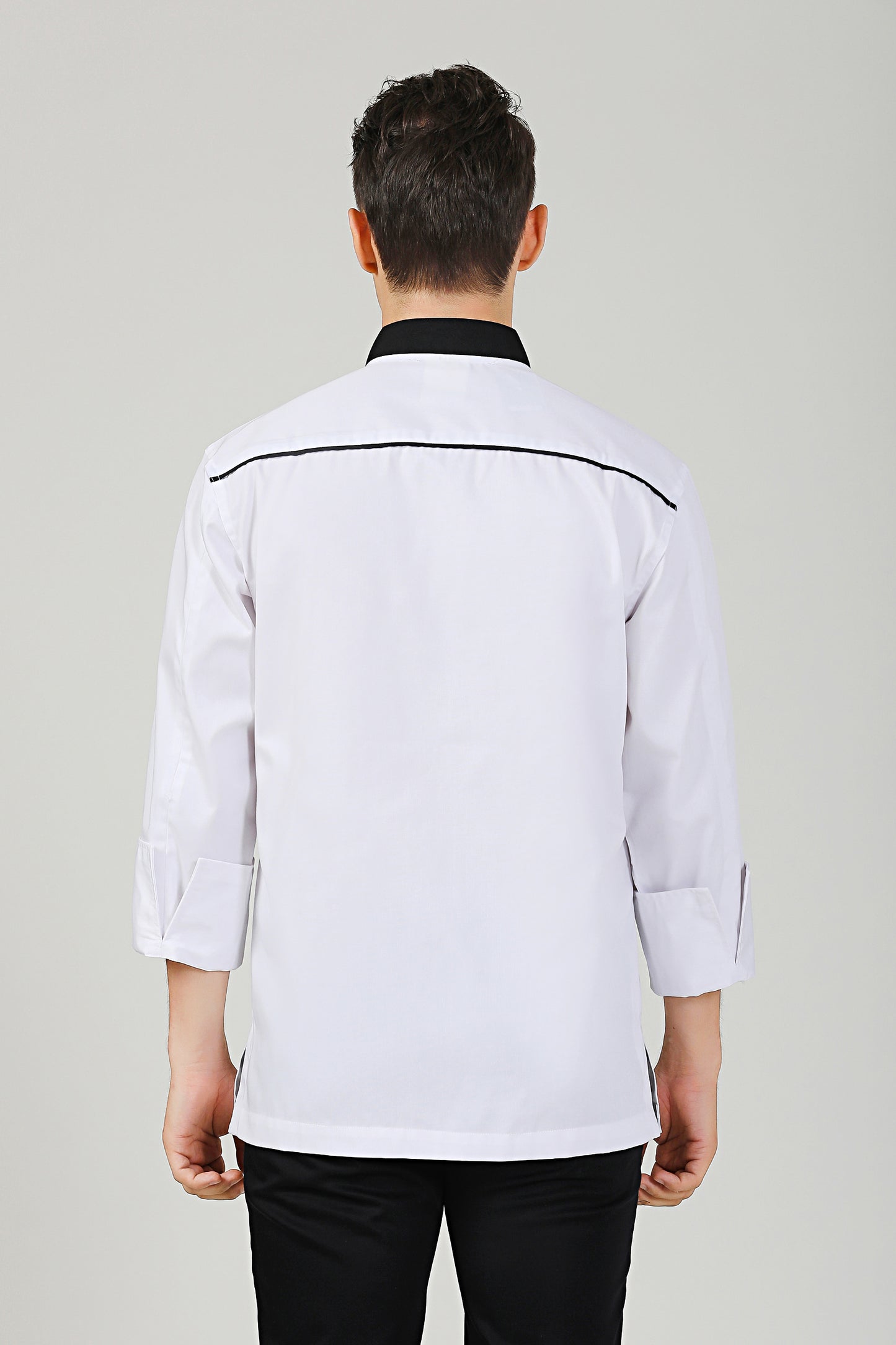 Willow White Chef Jacket, Long Sleeve