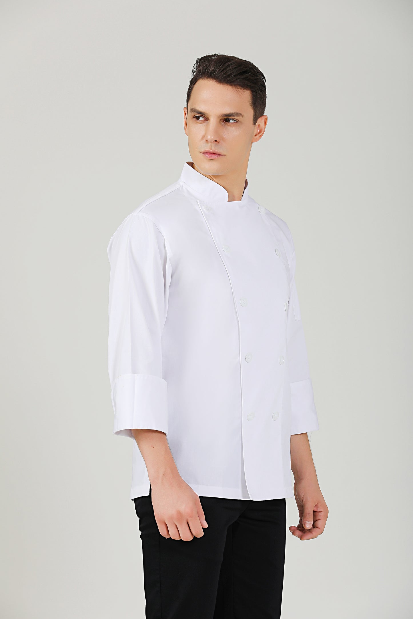Classic White Chef Jacket, Long Sleeve
